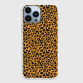 Чехол для iPhone 13 Pro Max с принтом Леопард (Leopard) в Кировске,  |  | Тематика изображения на принте: jaguar | leopard | ocelot | predator | гепард | дикая кошка | животное | зверь | кот | леопард | леопардовые пятна | оцелот | хищная кошка | хищник | ягуар