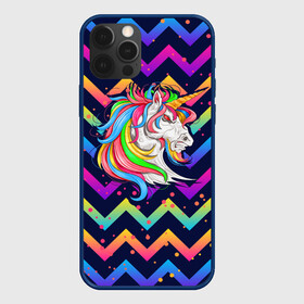 Чехол для iPhone 12 Pro Max с принтом Cерьезный Единорог Frowning Unicorn в Кировске, Силикон |  | angry | neon | unicorn | единорог | злой | кислотный | конь | лошадь | неон | пони | радуга | радужный | сердитый | серьезный | хмурый | юникорн