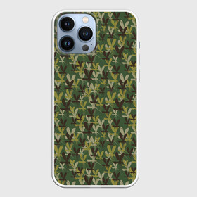 Чехол для iPhone 13 Pro Max с принтом Комары (камуфляж) в Кировске,  |  | camouflage | disguise | hunting camouflage | khaki | maskhalat | military | military camouflage | вампиры | комары | кровопийцы | кровососы | кровь | насекомые | охотник | рыбак | слепни