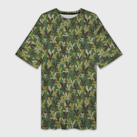 Платье-футболка 3D с принтом Комары (камуфляж) в Кировске,  |  | camouflage | disguise | hunting camouflage | khaki | maskhalat | military | military camouflage | вампиры | комары | кровопийцы | кровососы | кровь | насекомые | охотник | рыбак | слепни