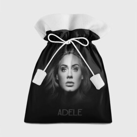 Подарочный 3D мешок с принтом Портрет Адель в Кировске, 100% полиэстер | Размер: 29*39 см | взгляд | глаза | девушка | имя | лицо