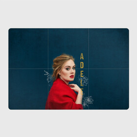 Магнитный плакат 3Х2 с принтом Portrait Adele в Кировске, Полимерный материал с магнитным слоем | 6 деталей размером 9*9 см | имя | лицо | надпись | певица | портрет