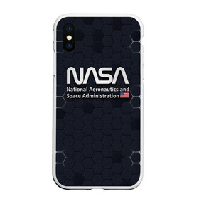 Чехол для iPhone XS Max матовый с принтом NASA 3D LOGO   НАСА 3D логотип в Кировске, Силикон | Область печати: задняя сторона чехла, без боковых панелей | elon | mask | musk | nasa | space x | star | америка | астронавт | звезды | земля | илон | космонавт | космос | луна | марс | маск | наса | планета | ракета | флаг