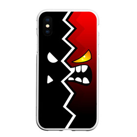 Чехол для iPhone XS Max матовый с принтом GEOMETRY DASH ЛЁГКИЙ СЛОЖНЫЙ УРОВЕНЬ в Кировске, Силикон | Область печати: задняя сторона чехла, без боковых панелей | 2d | arcade | demon | game | geometry dash | levels | meltdown | robtop | smile | аркада | геометрический тире | демон | раннер | смайлы | уровни | эмоции