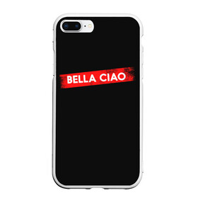 Чехол для iPhone 7Plus/8 Plus матовый с принтом BELLA CIAO (БУМАЖНЫЙ ДОМ) в Кировске, Силикон | Область печати: задняя сторона чехла, без боковых панелей | bella | bells | casa | ciao | de | el | jingle | la | moscow | netflix | papel | professor | resistencia | tokio | viva | бумажный | дом | профессор