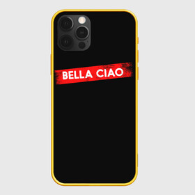 Чехол для iPhone 12 Pro с принтом BELLA CIAO (БУМАЖНЫЙ ДОМ) в Кировске, силикон | область печати: задняя сторона чехла, без боковых панелей | bella | bells | casa | ciao | de | el | jingle | la | moscow | netflix | papel | professor | resistencia | tokio | viva | бумажный | дом | профессор