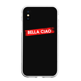 Чехол для iPhone XS Max матовый с принтом BELLA CIAO (БУМАЖНЫЙ ДОМ) в Кировске, Силикон | Область печати: задняя сторона чехла, без боковых панелей | bella | bells | casa | ciao | de | el | jingle | la | moscow | netflix | papel | professor | resistencia | tokio | viva | бумажный | дом | профессор