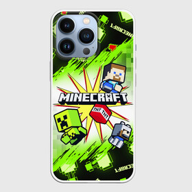 Чехол для iPhone 13 Pro с принтом MINECRAFT ART   МАЙНКРАФТ АРТ в Кировске,  |  | block | craft | creeper | cube | dungeons | game | games | logo | mine | minecraft | miner | pattern | pixel | zombie | блок | геометрия | данжен | зомби | игра | игры | крафт | крипер | кубики | лого | логотип | майкрафт | майн | майнкрафт | 