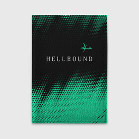 Обложка для автодокументов с принтом HELLBOUND   ARROWHEADS   Полутона в Кировске, натуральная кожа |  размер 19,9*13 см; внутри 4 больших “конверта” для документов и один маленький отдел — туда идеально встанут права | arrowheads | bound | hell | hellbound | netflix | series | ада | зов | корейский | культура | монстры | полутона | поп | сериал | сериалы