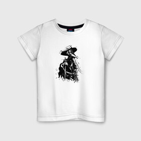 Детская футболка хлопок с принтом Таинственный гость в Кировске, 100% хлопок | круглый вырез горловины, полуприлегающий силуэт, длина до линии бедер | plague doctor | вирус | врач | пандемия | хоррор | чума | чумной доктор