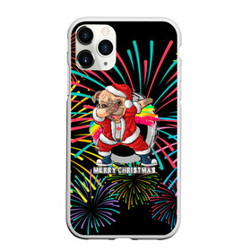 Чехол для iPhone 11 Pro Max матовый с принтом Merry Christmas Mops Dabbing. в Кировске, Силикон |  | Тематика изображения на принте: 2022 | dabbing | happy new year | merry christmas | mops dabbing | год тигра | зима близко | нг | новогодний | новый год | новый год 2022 | рождество | салют | символ 2022 года | собака