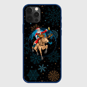 Чехол для iPhone 12 Pro Max с принтом Олень и Santa. в Кировске, Силикон |  | 2022 | happy new year | merry christmas | rdnewyear22 | santa | год тигра | зима близко | нг | новогодний | новый год | новый год 2022 | олень | рождество | санта | символ 2022 года | снежинки