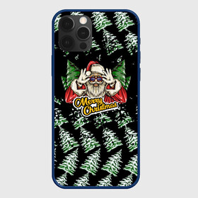 Чехол для iPhone 12 Pro Max с принтом Merry Christmas Santa с Ёлками. в Кировске, Силикон |  | 2022 | happy new year | merry christmas | santa | год тигра | зима близко | нг | новогодний | новый год | новый год 2022 | рождество | санта | символ 2022 года