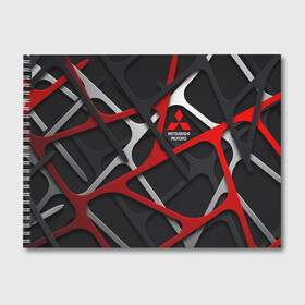 Альбом для рисования с принтом MITSUBISHI 3D Texture Logo в Кировске, 100% бумага
 | матовая бумага, плотность 200 мг. | auto | autosport | avto | car | mitsubishi | race | street racing | авто | автоспорт | гонки | марка | машина | митсубиси | митсубиши | мицубиси | мицубиши | тачка