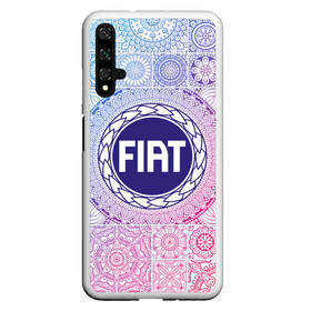 Чехол для Honor 20 с принтом FIAT BIG LOGO в Кировске, Силикон | Область печати: задняя сторона чехла, без боковых панелей | Тематика изображения на принте: auto | fiat | logo | авто | автомобиль | ам | лого | логотип | машина | машины | фиат | эмблема