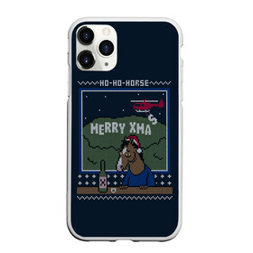 Чехол для iPhone 11 Pro Max матовый с принтом HO HO HORSE в Кировске, Силикон |  | 2022 | bad | christmas | cold | ha | hipster | ho | horse | klaus | man | merry | new | santa | snow | winter | year | вязаный | год | дед | зима | клаус | конь | лошадь | мороз | новый | рождество | санта | снег | ха | хипстер | х