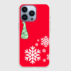 Чехол для iPhone 13 Pro с принтом НОВОГОДНИЙ ДРАКОНЧИК в Кировске,  |  | 2021 | 2022 | new year | деда мороза | дракон | к нам приходит | клауса | костюм | новогодний | новый год | праздник | рождество | санты | снег | снежинки | снежок | узор