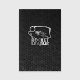 Обложка для паспорта матовая кожа с принтом Rocket League Metal Logo в Кировске, натуральная матовая кожа | размер 19,3 х 13,7 см; прозрачные пластиковые крепления | auto | avto | car | race | rocket league | авто | гонки | машина | рокет лига | тачка