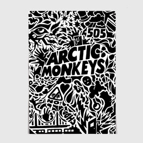 Постер с принтом Arctic monkeys Pattern в Кировске, 100% бумага
 | бумага, плотность 150 мг. Матовая, но за счет высокого коэффициента гладкости имеет небольшой блеск и дает на свету блики, но в отличии от глянцевой бумаги не покрыта лаком | alternative | arctic monkeys | metall | music | rock | альтернатива | арктик монкейс | арктические обезьяны | металл | музыка | рок