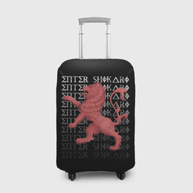 Чехол для чемодана 3D с принтом Enter Shikari Lion в Кировске, 86% полиэфир, 14% спандекс | двустороннее нанесение принта, прорези для ручек и колес | alternative | enter shikari | metall | music | rock | альтернатива | интер шикари | металл | музыка | рок | энтер шикари