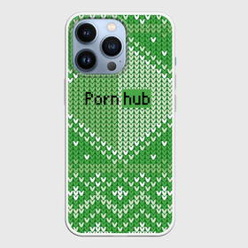 Чехол для iPhone 13 Pro с принтом Porn Hub   новогодний в Кировске,  |  | holiday | hype | new year | pattern | новый год | праздник | узор | хайп