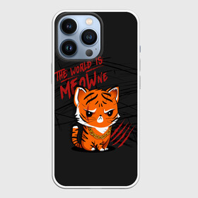 Чехол для iPhone 13 Pro с принтом ГОД ТИГРА 2022 | THE YEAR OF THE TIGER 2022 в Кировске,  |  | 2022 | christmas | cold | is | klaus | meow | merry | ne | new | santa | snow | the | winter | world | year | год | зима | клаус | мороз | новый | рождество | санта | снег | тигр | тигра | холод