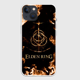 Чехол для iPhone 13 с принтом Elden Ring Logo в Кировске,  |  | Тематика изображения на принте: elden ring | игра элден ринг | кольцо элдена | элден | элден ринг