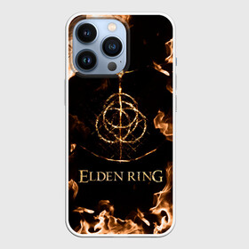 Чехол для iPhone 13 Pro с принтом Elden Ring Logo в Кировске,  |  | Тематика изображения на принте: elden ring | игра элден ринг | кольцо элдена | элден | элден ринг