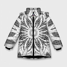 Зимняя куртка для девочек 3D с принтом Коллекция 