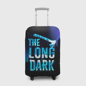 Чехол для чемодана 3D с принтом The Long Dark Logo в Кировске, 86% полиэфир, 14% спандекс | двустороннее нанесение принта, прорези для ручек и колес | alaska | long dark | the long dark | аляска | выживание | длинная тьма | долгая тьма | игра long dark