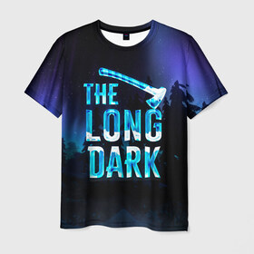 Мужская футболка 3D с принтом The Long Dark Logo в Кировске, 100% полиэфир | прямой крой, круглый вырез горловины, длина до линии бедер | alaska | long dark | the long dark | аляска | выживание | длинная тьма | долгая тьма | игра long dark
