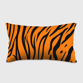 Подушка 3D антистресс с принтом Текстура тигра/tiger в Кировске, наволочка — 100% полиэстер, наполнитель — вспененный полистирол | состоит из подушки и наволочки на молнии | tiger | кошка | оранжевый черный | символ 22 года | текстура | тигр