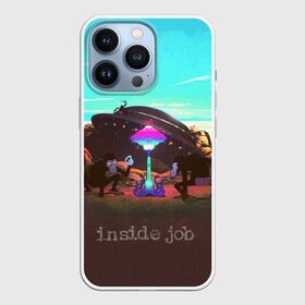 Чехол для iPhone 13 Pro с принтом Mike Inside Job в Кировске,  |  | Тематика изображения на принте: горы | гриб | камни | нло | приматы