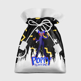 Подарочный 3D мешок с принтом Poppy Playtime Фигурки в Кировске, 100% полиэстер | Размер: 29*39 см | Тематика изображения на принте: poppy playtime | игра | кукла | монстр | плэйтайм | поппи плейтайм | хагги вагги | хоррор