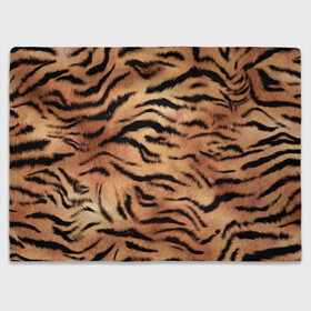 Плед 3D с принтом Шкура тигра текстура в Кировске, 100% полиэстер | закругленные углы, все края обработаны. Ткань не мнется и не растягивается | 2022 | год тигра | новый год | новый год 2022 | символ года | тигр | тигренок | тигрица | тигры