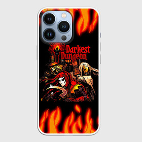 Чехол для iPhone 13 Pro с принтом Darkest Dungeon Heroes в Кировске,  |  | darkest dungeon | могильная воровка | прокаженный | темнейшее подземелье | темное подземелье | шут