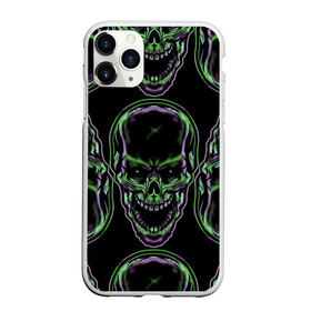 Чехол для iPhone 11 Pro матовый с принтом Skulls vanguard pattern 2077 в Кировске, Силикон |  | fashion | hype | neon | pattern | skull | vanguard | авангард | неон | узор | хайп | череп