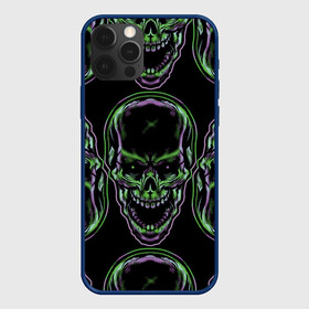 Чехол для iPhone 12 Pro Max с принтом Skulls vanguard pattern 2077 в Кировске, Силикон |  | fashion | hype | neon | pattern | skull | vanguard | авангард | неон | узор | хайп | череп