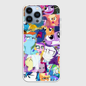 Чехол для iPhone 13 Pro Max с принтом My Little Pony Персонажи в Кировске,  |  | friendship is magic | mlp | my little pony | pinky pie | pony | spike | swag | sweaty ba | дружба | искорка | крошка бель | литл пони | маленькие пони | мой маленький пони | мульфтфильм | пони | поняши | поняшки | сва