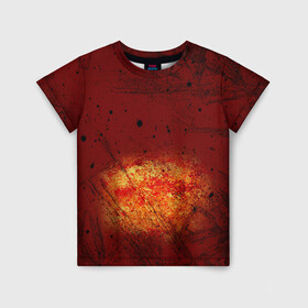 Детская футболка 3D с принтом Взрыв на Марсе в Кировске, 100% гипоаллергенный полиэфир | прямой крой, круглый вырез горловины, длина до линии бедер, чуть спущенное плечо, ткань немного тянется | атмосфера марса | атомный взрыв | жизнь на марсе | колонизация марса | космос | красная планета | непознанное | планета марс | приземление на марс | тайны космоса | экспедиция на марс