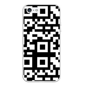 Чехол для iPhone 5/5S матовый с принтом qr code куаркод в Кировске, Силикон | Область печати: задняя сторона чехла, без боковых панелей | Тематика изображения на принте: covid | qr code | антикороновирус | ковид | куаркод | привика