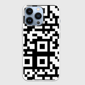 Чехол для iPhone 13 Pro с принтом qr code куаркод в Кировске,  |  | Тематика изображения на принте: covid | qr code | антикороновирус | ковид | куаркод | привика