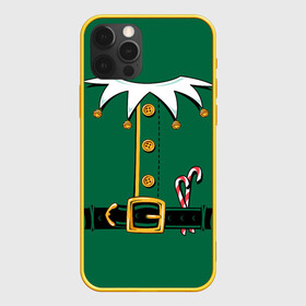 Чехол для iPhone 12 Pro с принтом Christmas Elf Outfit в Кировске, силикон | область печати: задняя сторона чехла, без боковых панелей | christmas | claus | clothes | deer | elf | frost | helpers | new | north | outfit | pole | santa | year | год | дед | клаус | мороз | новый | одежда | олени | полюс | помощники | рождественский | рождество | санта | санты | северный | эльф