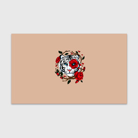 Бумага для упаковки 3D с принтом White Tiger Symbol в Кировске, пластик и полированная сталь | круглая форма, металлическое крепление в виде кольца | blue | christmas | eyes | face | flowers | glow | muzzle | new | rose | snow | symbol | tiger | tulip | white | winter | year | белый | глаза | год | года | зима | лицо | нового | новый | рождество | свечение | символ | синее | тигр | тигра