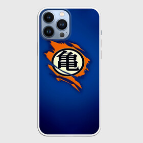 Чехол для iPhone 13 Pro Max с принтом Рваный логотип Гоку Dragon Ball в Кировске,  |  | Тематика изображения на принте: anime | dragon ball | dragon ball super | dragon ball z | dragonball | goku | kakarotto | manga | son goku | аниме | будока | драгон болл | драгонболл | жемчуг дракона | манга | сайян | сон гоку | фермер редиски