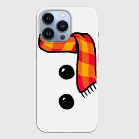 Чехол для iPhone 13 Pro с принтом Snowman Outfit в Кировске,  |  | attributes | buttons | christmas | new | scarf | snow | snowman | snowy | woman | year | атрибутика | баба | год | новый | пуговица | пуговицы | рождество | снег | снеговик | снежная | шарф