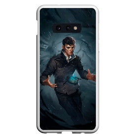 Чехол для Samsung S10E с принтом Dishonored art в Кировске, Силикон | Область печати: задняя сторона чехла, без боковых панелей | dishonored | disonord | game | games | дисонорд | игра | игры