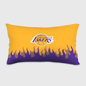 Подушка 3D антистресс с принтом LA LAKERS NBA FIRE ЛЕЙКЕРС ОГОНЬ в Кировске, наволочка — 100% полиэстер, наполнитель — вспененный полистирол | состоит из подушки и наволочки на молнии | Тематика изображения на принте: america | basketball | kobe bryant | la | la lakers | lakers | los angeles lakers | nba | usa | баскетбол | кобе брайант | лос анджелес лейкерс | нба | сша