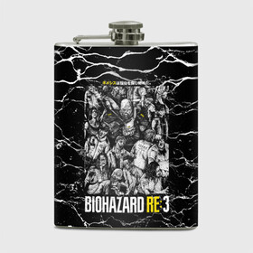 Фляга с принтом Biohazard RE3 в Кировске, металлический корпус | емкость 0,22 л, размер 125 х 94 мм. Виниловая наклейка запечатывается полностью | game | games | re | resident evil | игра | игры | обитель зла | резедент эвил | реседент ивел