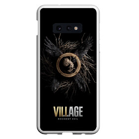 Чехол для Samsung S10E с принтом RE Village Wings в Кировске, Силикон | Область печати: задняя сторона чехла, без боковых панелей | game | games | re | resident evil | игра | игры | обитель зла | резедент эвил | реседент ивел